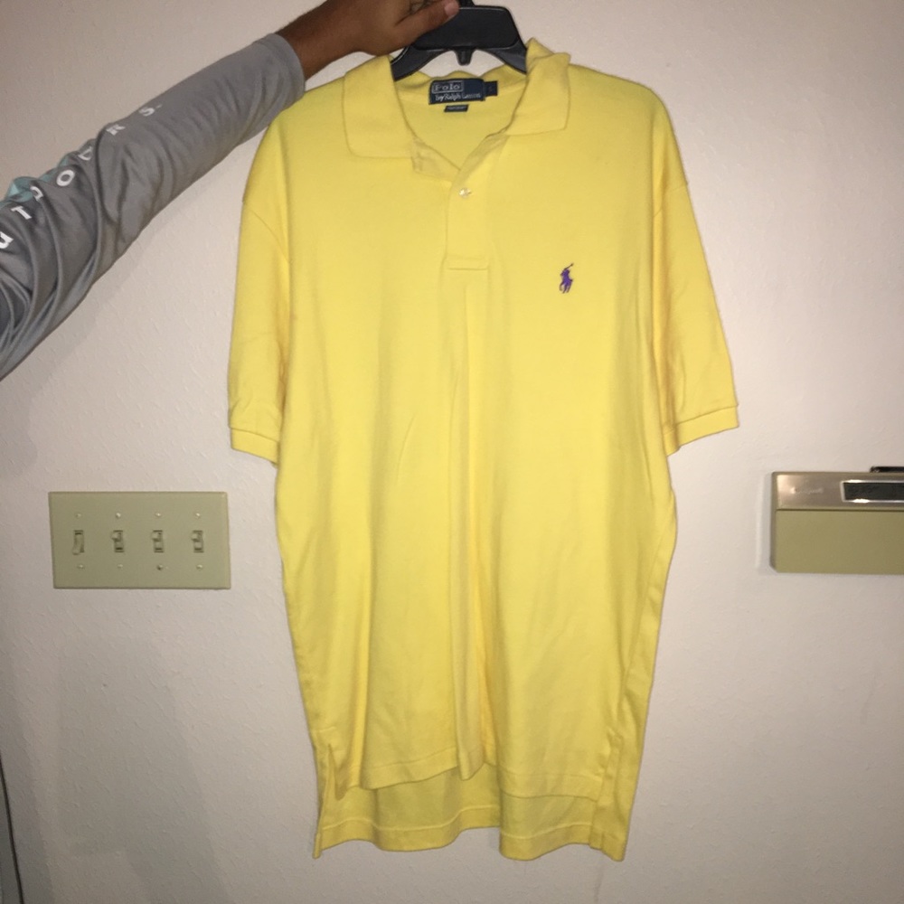 yellow polo